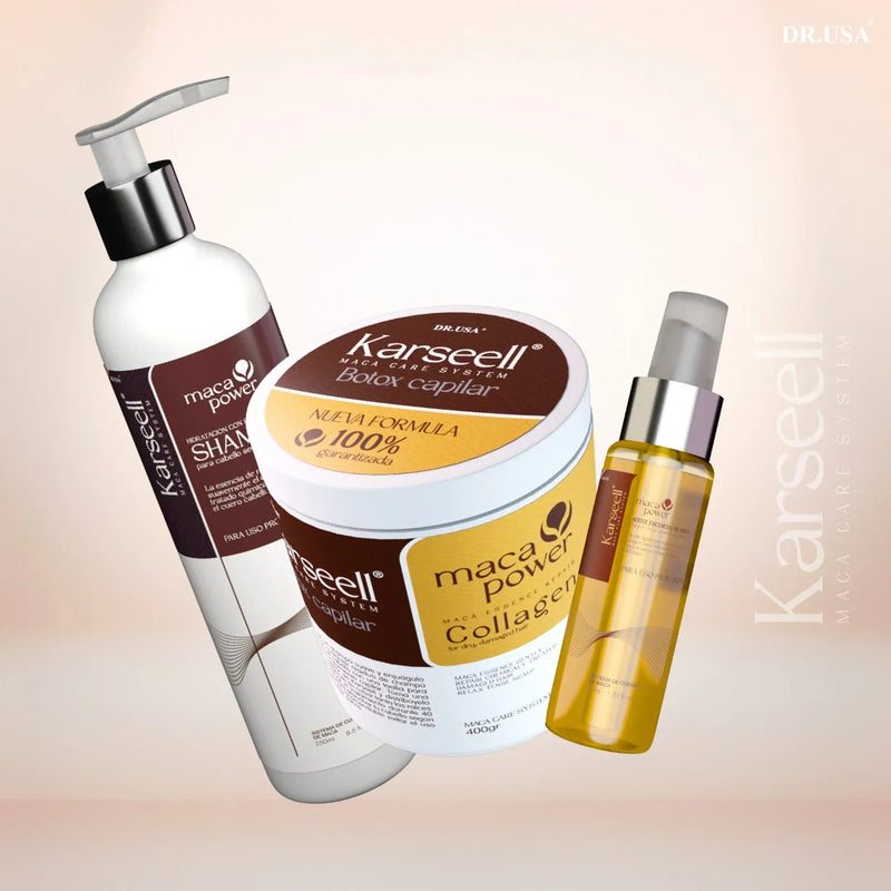 COMBO PRO KARSEELL 3 EN 1 (SHAMPOO + BOTOX + ARGAN)